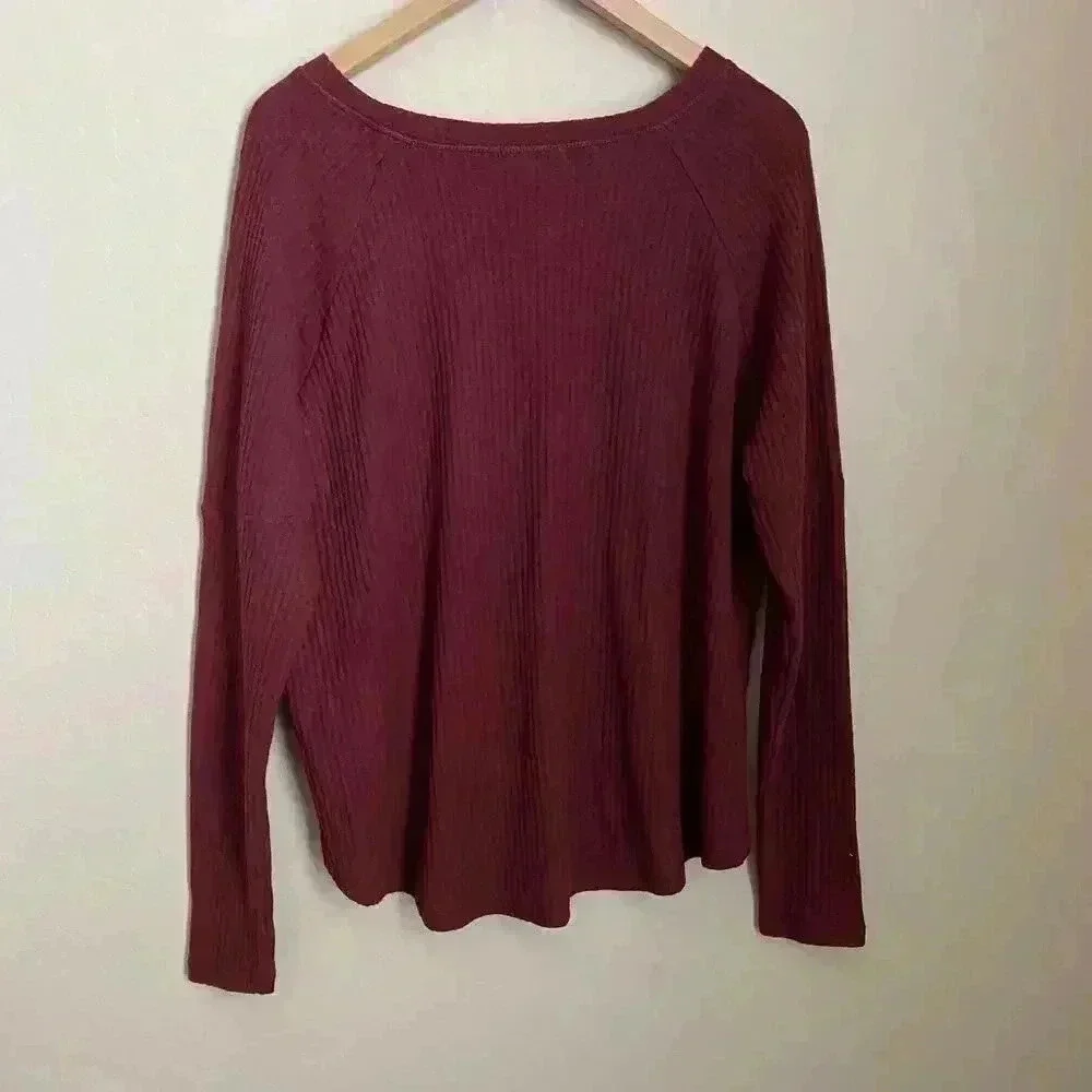 Sweet Romeo Thermal Dolman Sleeve Shirt‎ Size XL